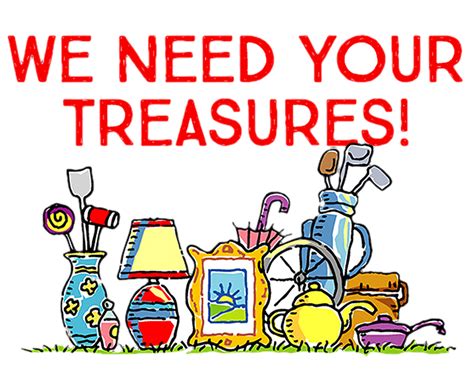 garage sale donations.